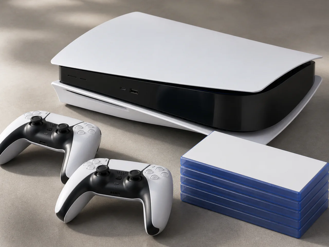 PlayStation 5 with 2 Controllers, image 3 sur 5