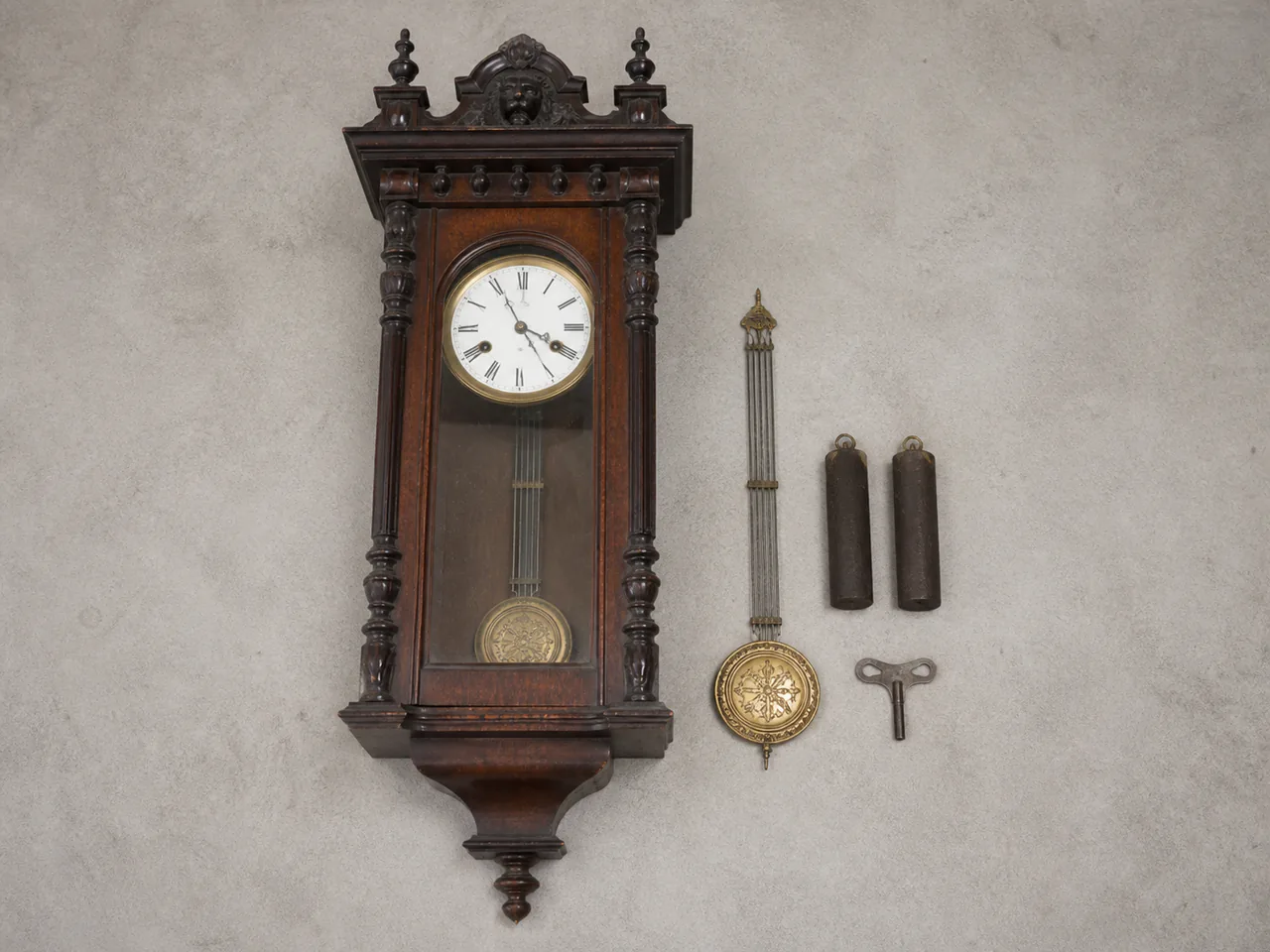 Antique Swiss Wall Clock, image 4 sur 5